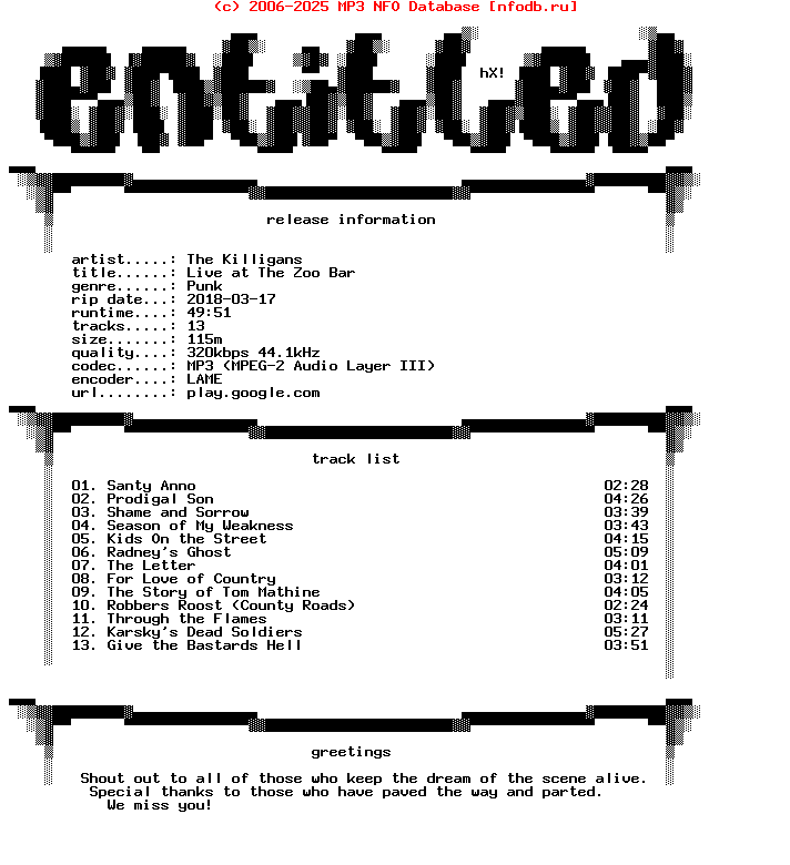 The_Killigans-Live_At_The_Zoo_Bar-WEB-2008