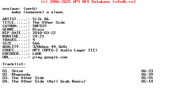 Silk_86-The_Other_Side-(SNF019)-WEB-2018