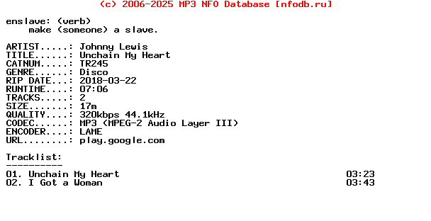 Johnny_Lewis-Unchain_My_Heart-(TR245)-WEB-2018
