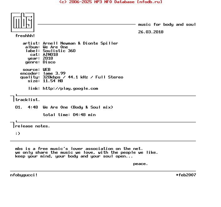 Arnell_Newman_And_Dionte_Spiller--We_Are_One-(AJN018)-WEB-2018-mbs