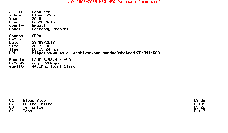 Behatred-Blood_Stool-CDEP-2015