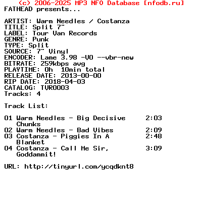 Warm_Needles__-__Costanza-Split_7-Split-7_Inch_Vinyl-2013