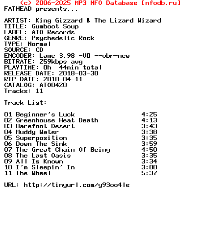 King_Gizzard_And_The_Lizard_Wizard-Gumboot_Soup-2018