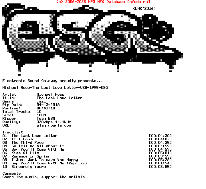 Michael_Ross-The_Last_Love_Letter-WEB-1995