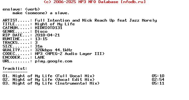 Full_Intention_And_Nick_Reach_Up_Feat_Jazz_Morely-Night_Of_My_Life-(MIDRIOTD131)-WEB-2018
