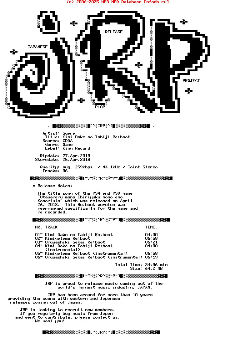 Suara-Kimi_Dake_No_Tabiji_Reboot-Rental_Cdm-2018-JRP
