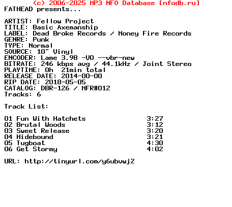 Fellow_Project-Basic_Axemanship-10_Inch_Vinyl-2014