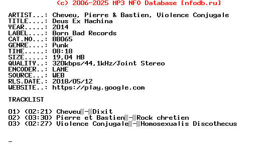 Cheveu_Pierre_Et_Bastien_Violence_Conjugale-Deus_Ex_Machina-(BB065)-WEB-FR-2014