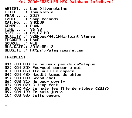 Les_Olivensteins-Inavalable-(SMCD09)-WEB-FR-2017