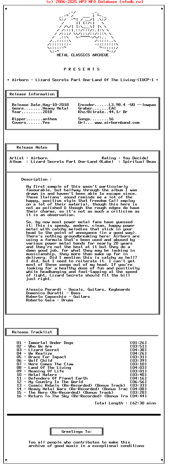 Airborn_-_Lizard_Secrets_Part_One-Land_Of_The_Living-(IUCP-16284)-2018-Mca_Int