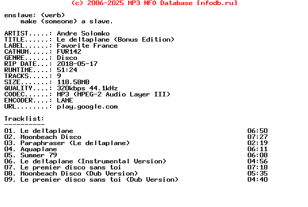 Andre_Solomko-Le_Deltaplane_(BONUS_EDITION)-(FVR142)-WEB-2018