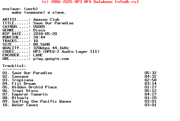 Amazon_Club-Save_Our_Paradise-(VG005)-WEB-2018