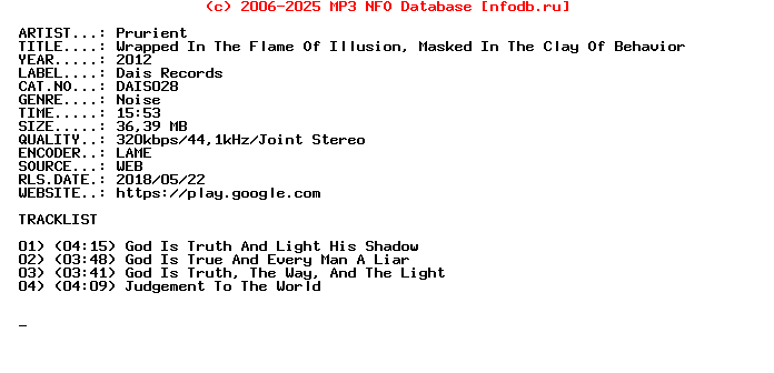 Prurient-Wrapped_In_The_Flame_Of_Illusion_Masked_In_The_Clay_Of_Behavior-(DAIS028)-WEB-2012