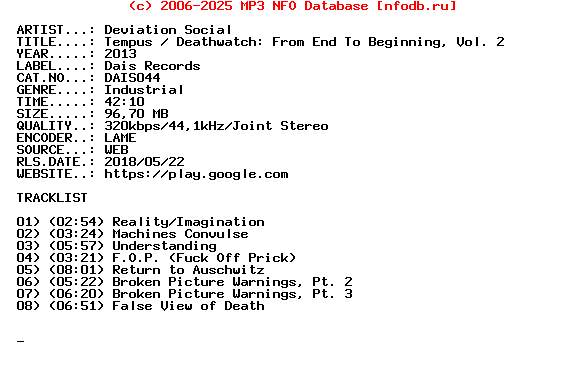 Deviation_Social-Tempus_-_Deathwatch_From_End_To_Beginning_Vol._2-(DAIS044)-WEB-2013