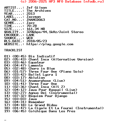 Jef_Gilson-The_Archives-(JMANCD063)-WEB-2013