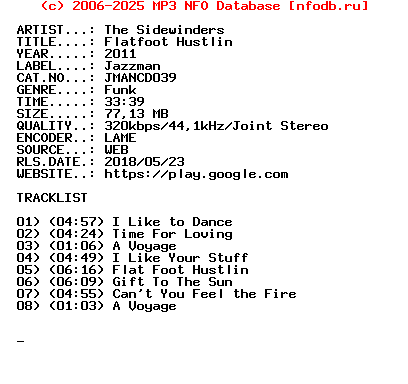 The_Sidewinders-Flatfoot_Hustlin-(JMANCD039)-WEB-2011