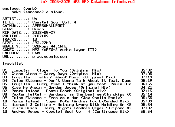 VA-Coastal_Soul_Vol_4-(APERSONALLP007)-WEB-2018