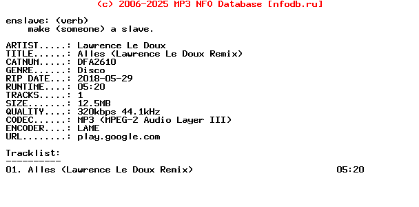 Lawrence_Le_Doux-Alles_(LAWRENCE_LE_DOUX_REMIX)-(DFA2610)-WEB-2018