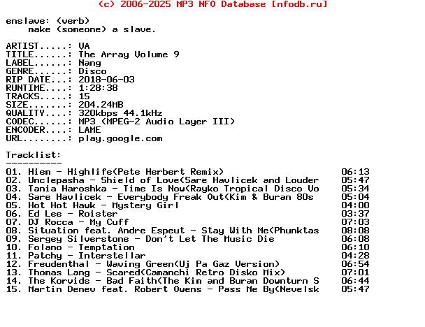VA-The_Array_Volume_9-WEB-2018