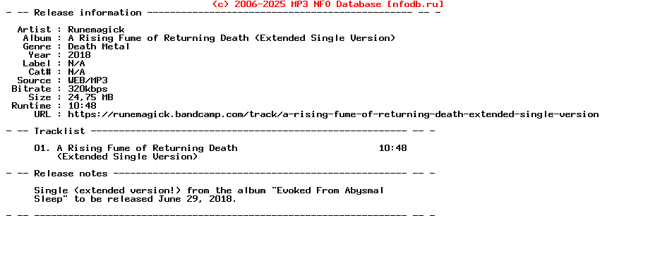 Runemagick-A_Rising_Fume_Of_Returning_Death_(EXTENDED_SINGLE_VERSION)-WEB-2018-Klv