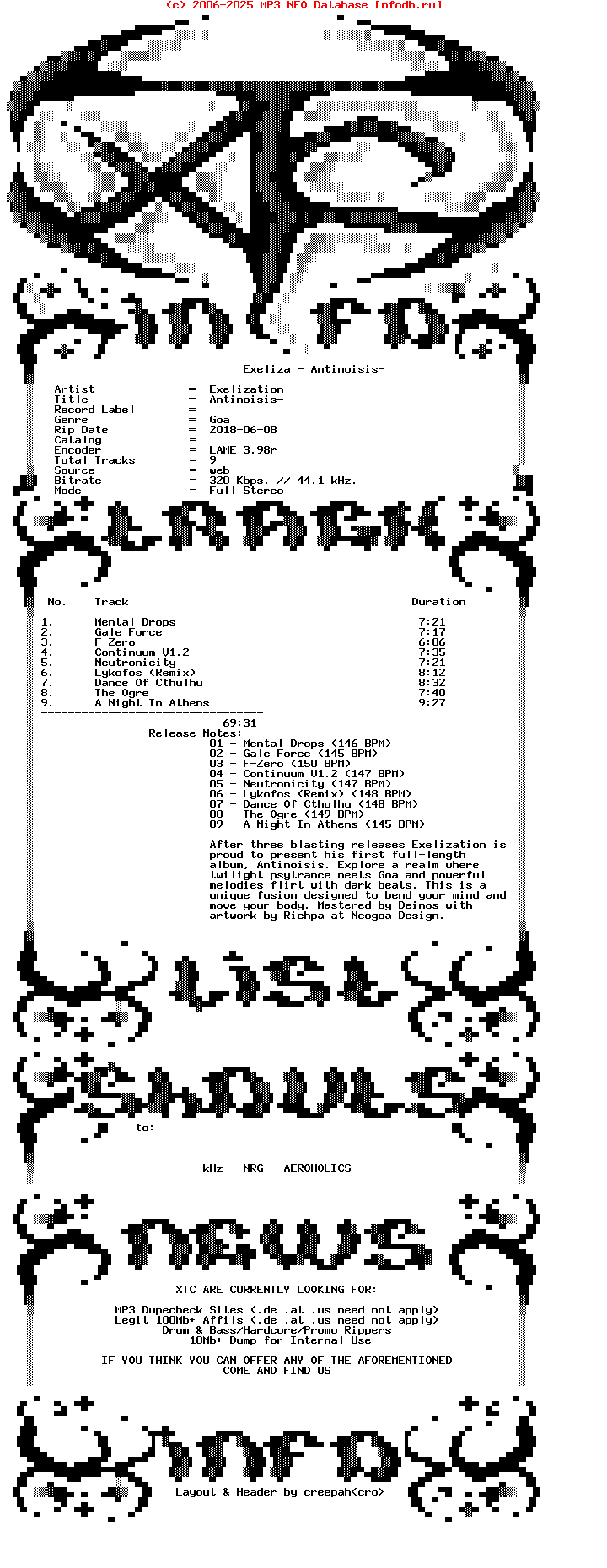 Exelization-Antinoisis-2015-XTC