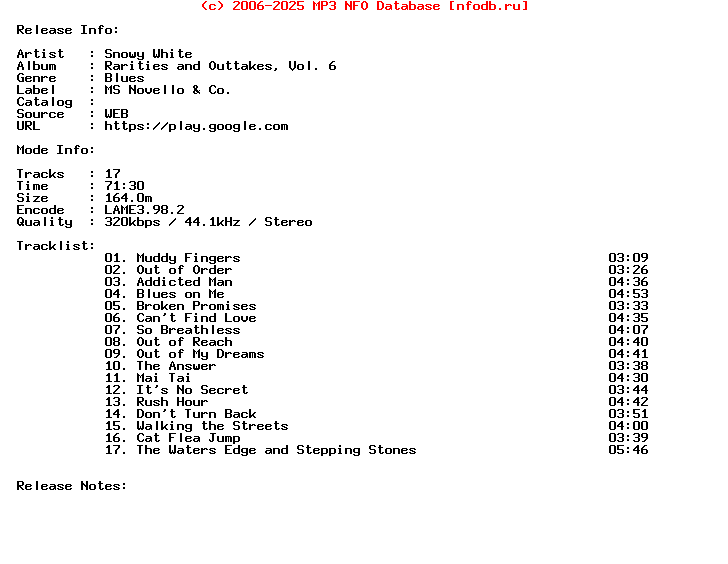 Snowy_White-Rarities_And_Outtakes_Vol._6-WEB-2011