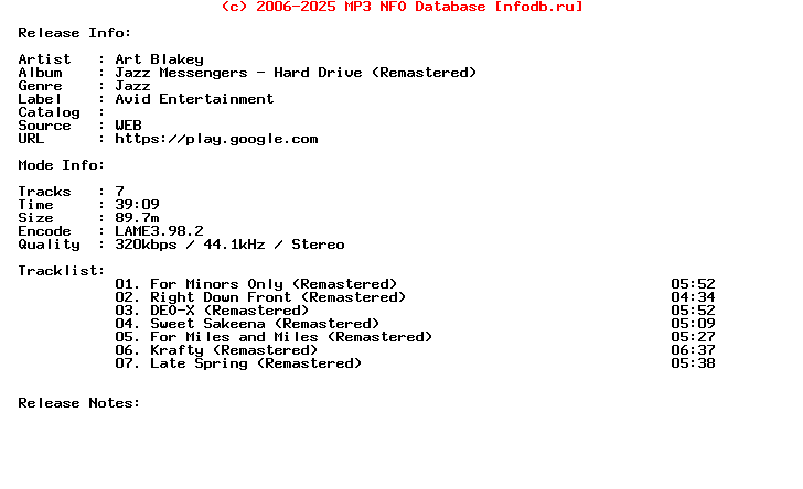 Art_Blakey-Jazz_Messengers_-_Hard_Drive_(REMASTERED)-WEB-2013