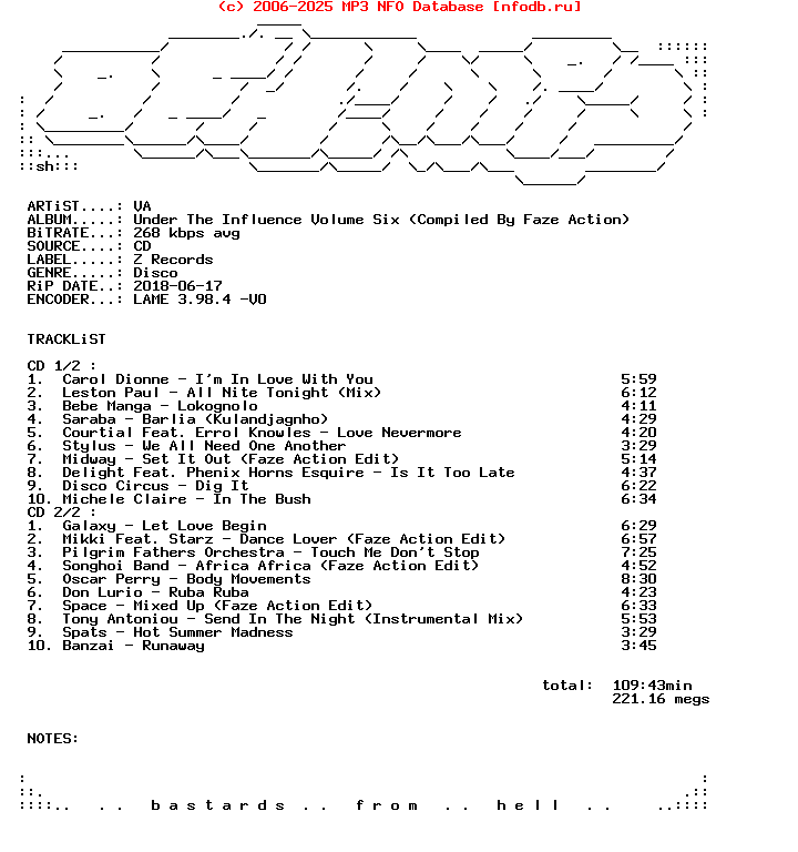 VA-Under_The_Influence_Volume_Six_(COMPILED_BY_FAZE_ACTION)-Zeddcd043-2CD-2018