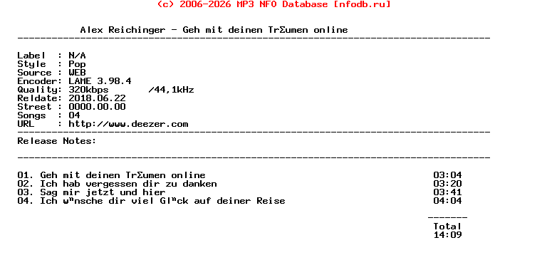 Alex Reichinger Geh Mit Deinen Träumen Online