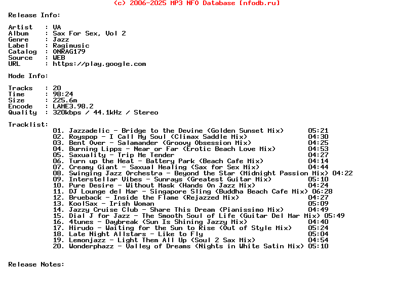 VA-Sax_For_Sex_Vol_2-(ONRAG179)-WEB-2013