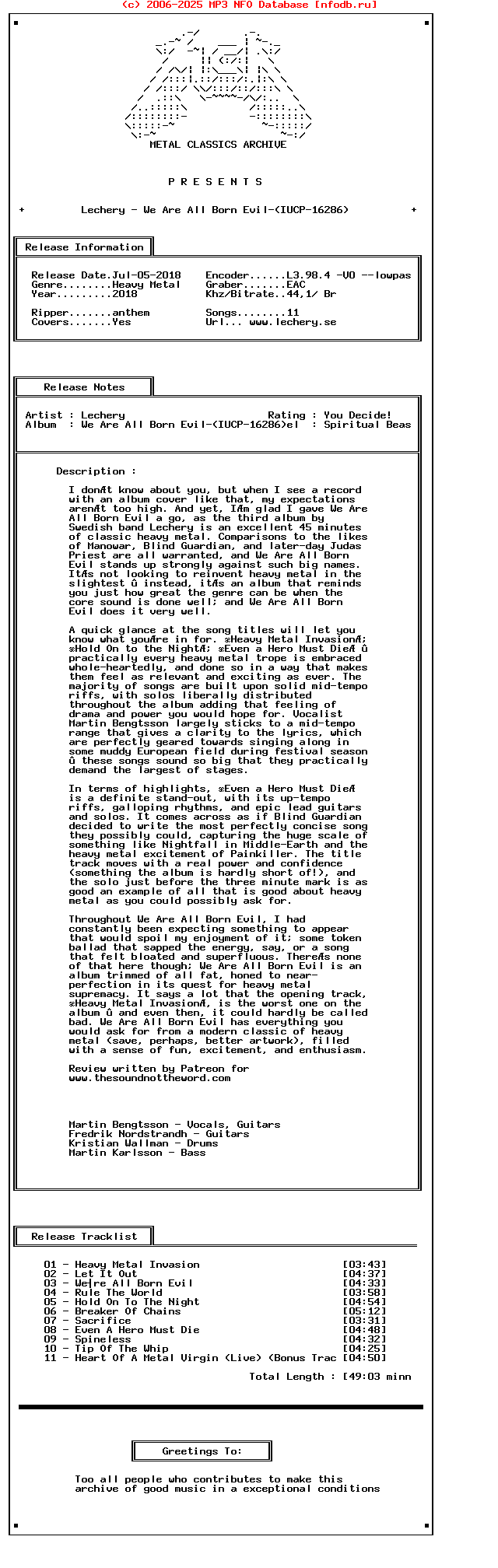 Lechery_-_We_Are_All_Born_Evil-(IUCP-16286)-2018-Mca_Int