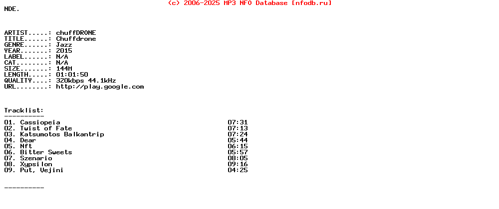 Chuffdrone-Chuffdrone-WEB-2015