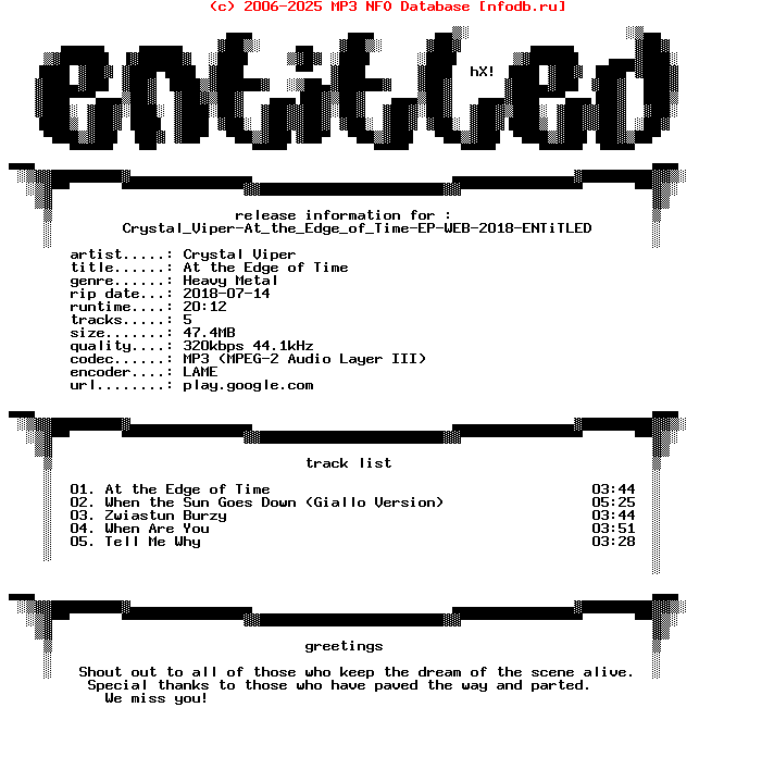 Crystal_Viper-At_The_Edge_Of_Time-EP-WEB-2018