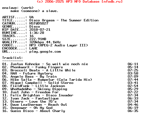 VA-Disco_Orgasm_-_The_Summer_Edition-(HSTWDS027)-WEB-2018