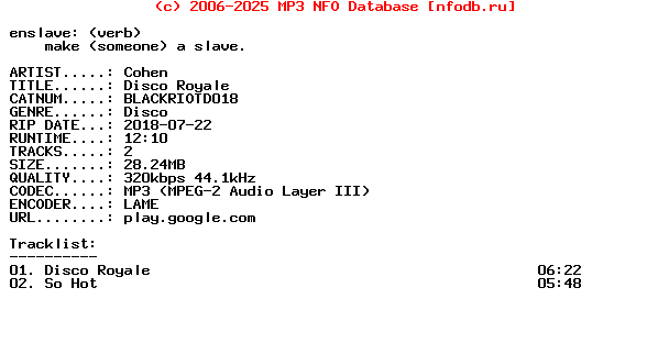 Cohen-Disco_Royale-(BLACKRIOTD018)-WEB-2018