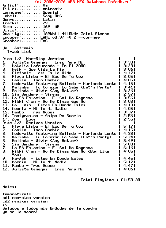VA-Antromix-2CD-ES-2008-FAM