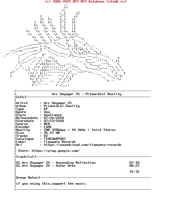 Arc_Voyager_25_-_Primordial_Duality-(TIMEWARP087)-WEB-2018-Barghest
