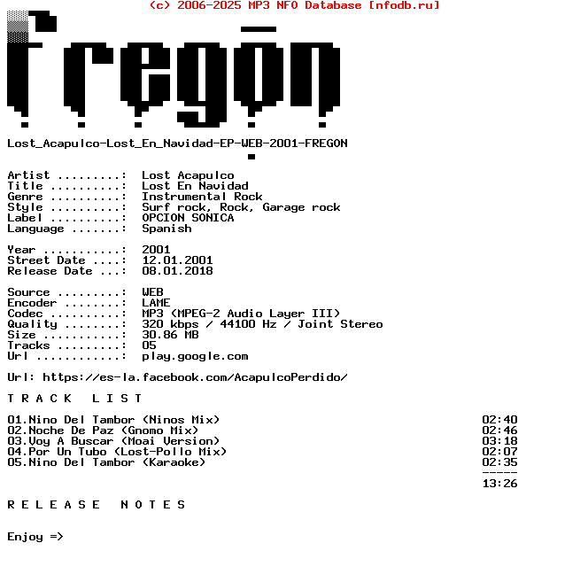 Lost_Acapulco-Lost_En_Navidad-EP-WEB-2001-Fregon
