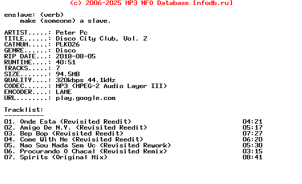 Peter_Pc-Disco_City_Club_Vol_2-(PLK026)-WEB-2018