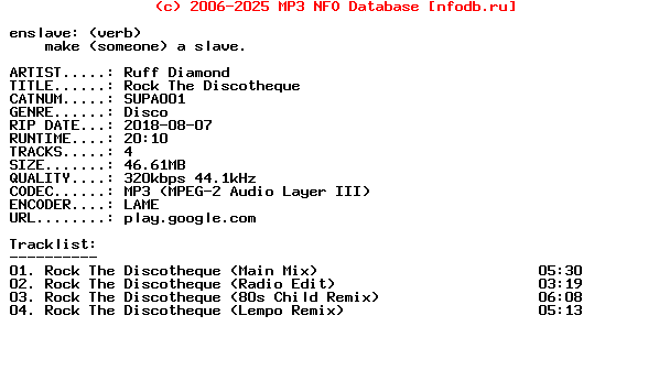 Ruff_Diamond-Rock_The_Discotheque-(SUPA001)-WEB-2018