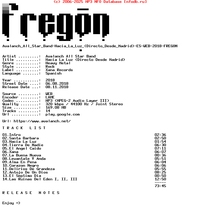 Avalanch_All_Star_Band-Hacia_La_Luz_(DIRECTO_DESDE_MADRID)-ES-WEB-2018-Fregon