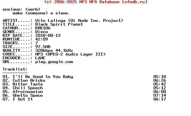 Vito_Lalinga_(VI_MODE_INC_PROJECT)-Black_Spirit_Planet-(KRK106)-WEB-2018
