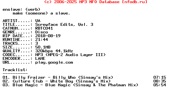 VA-Screwface_Edits_Vol_3-(RBTC041)-WEB-2018
