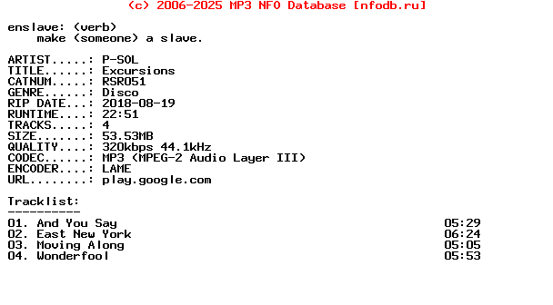 P-Sol-Excursions-EP-(RSR051)-WEB-2015