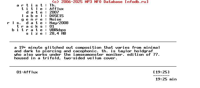 Th.--Afflux-CDR-2007