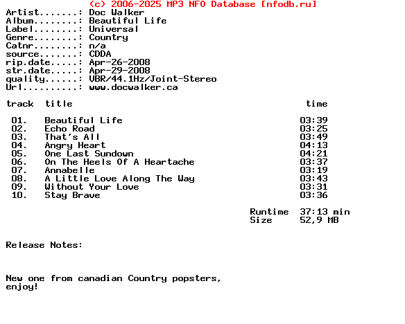 Doc_Walker-Beautiful_Life-2008-JUST