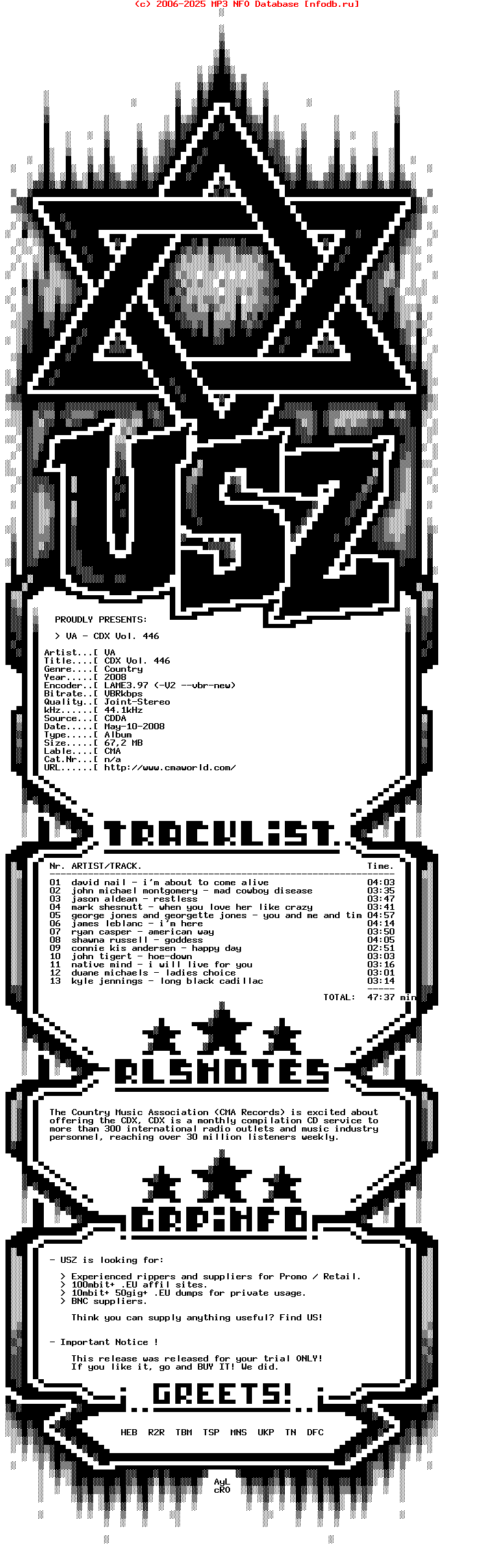 VA_-_Cdx_Vol._446-Promo_CD-2008-USZ