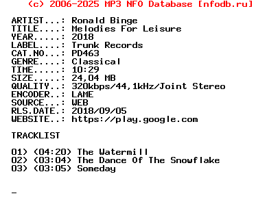 Ronald_Binge-Melodies_For_Leisure-(PD463)-WEB-2018
