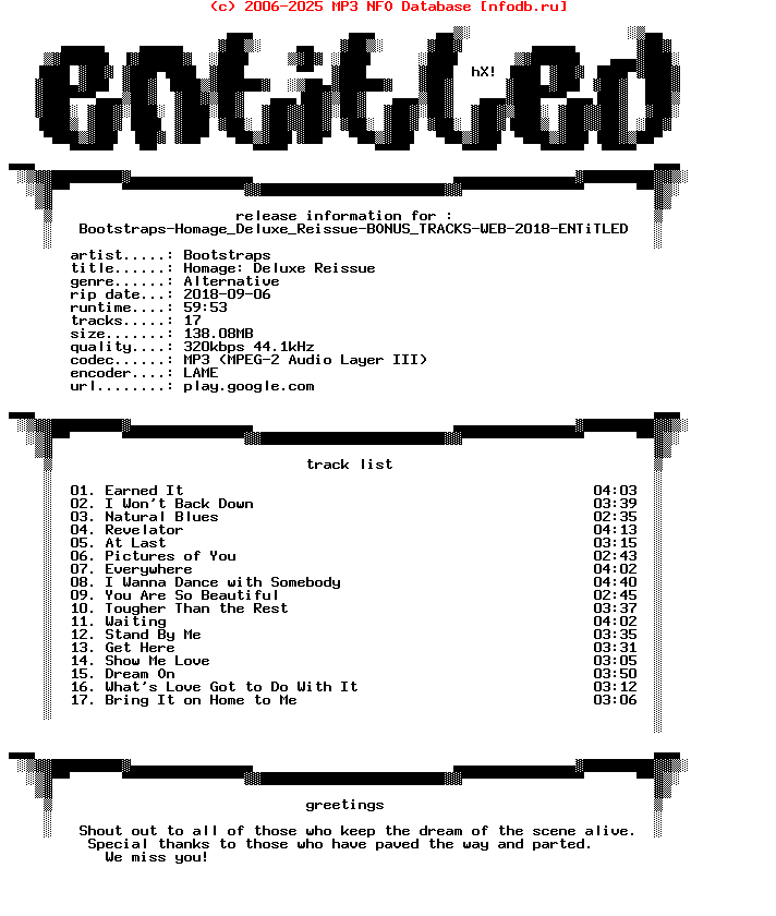 Bootstraps-Homage_Deluxe_Reissue-Bonus_Tracks-WEB-2018