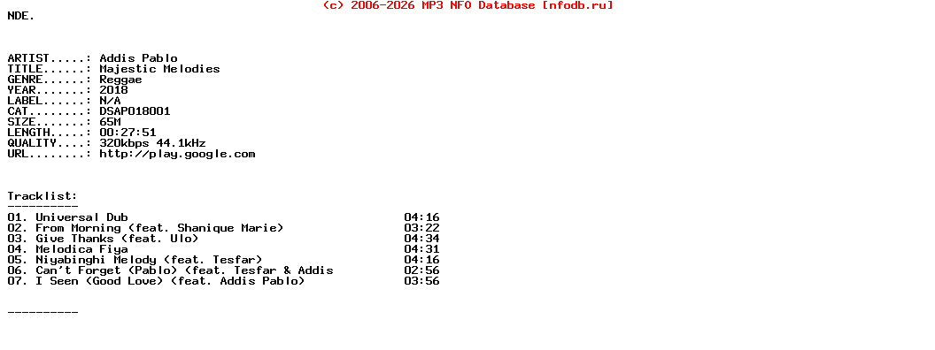 Addis_Pablo-Majestic_Melodies-(DSAP018001)-WEB-2018